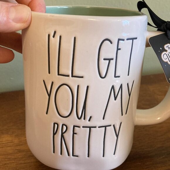 NWT Rae Dunn "I'LL GET YOU MY PRETTY" and "TOTO"  WIZARD OF OZ MUGS - Picture 7 of 11